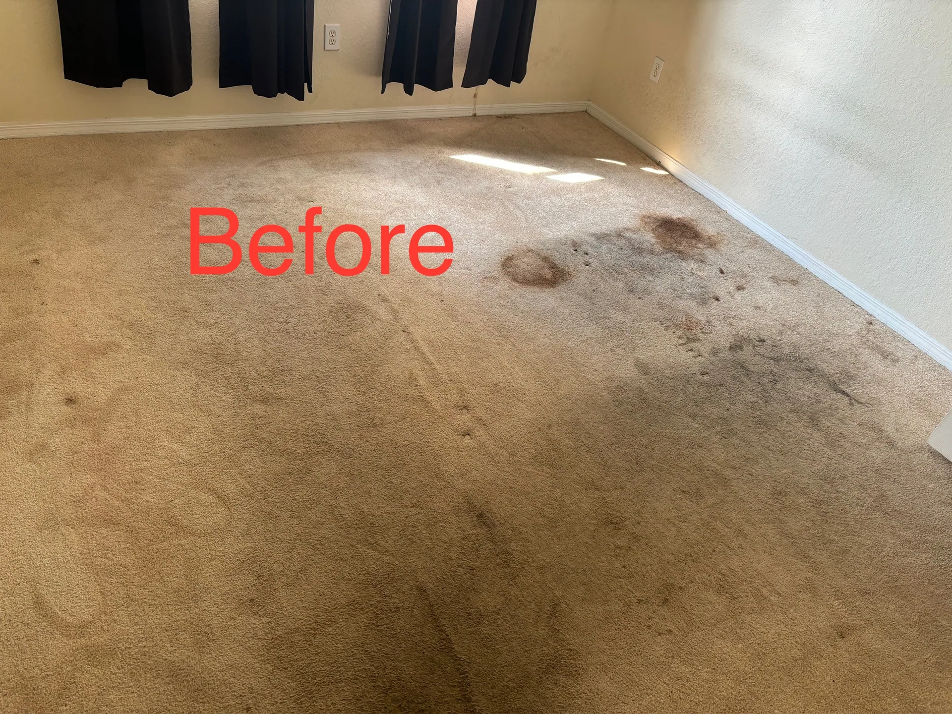 Before cleaning