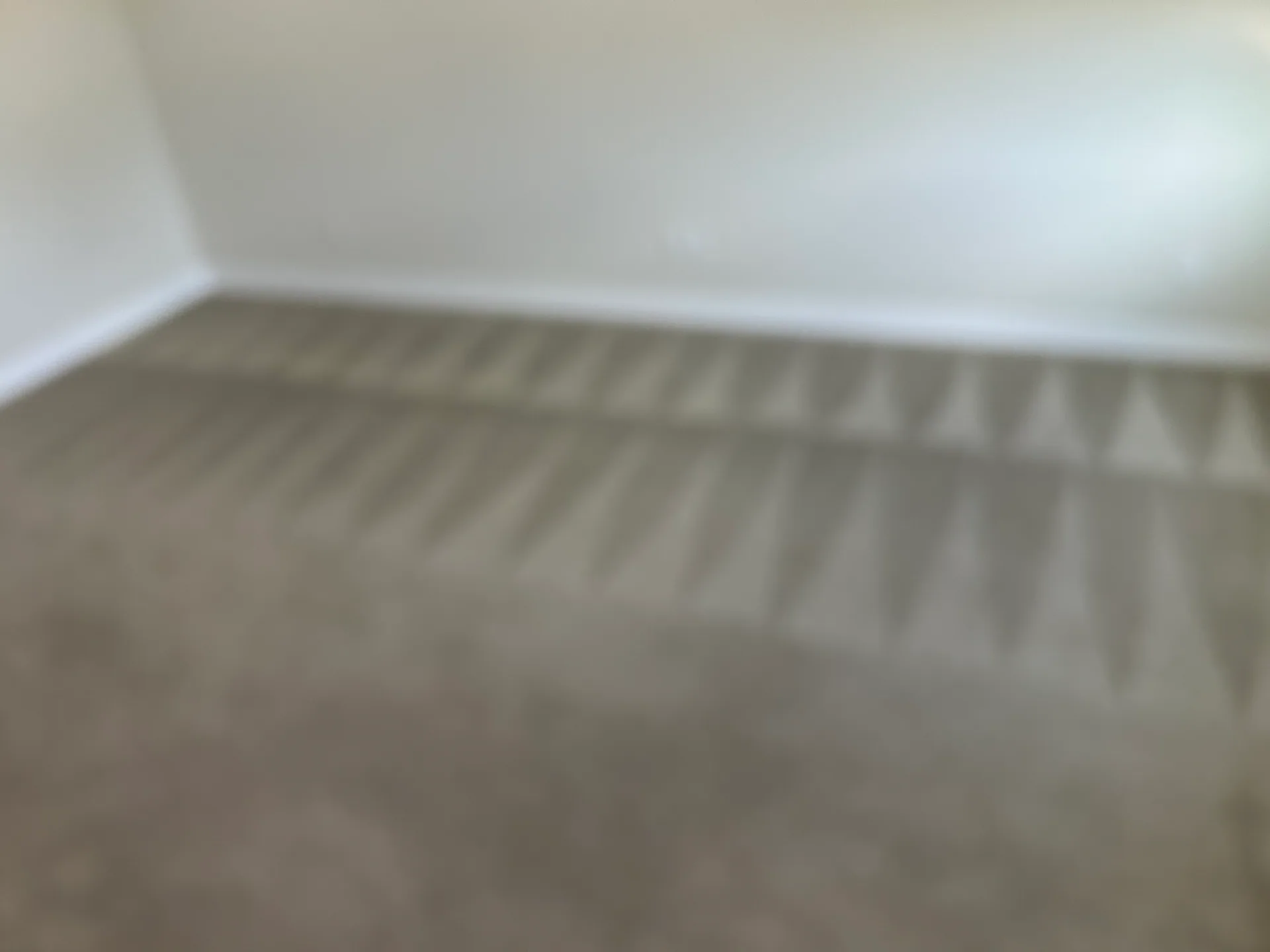finished gray carpet triangular wand marks empty room ofallo
