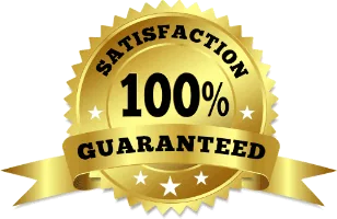100% satisfaction guaranteed