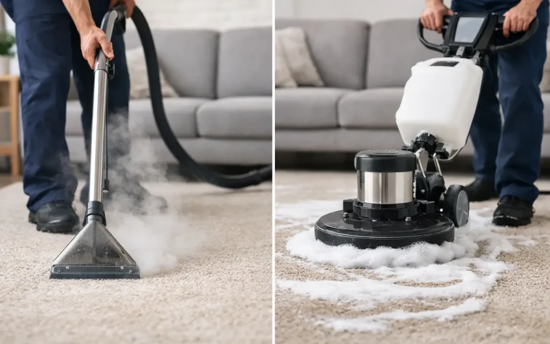 Steam Cleaning Versus Shampooing Carpets Explained